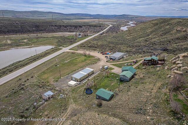 86 Counts Dr, Craig, CO 81625 - drone / aerial view featuring a water and mountain view