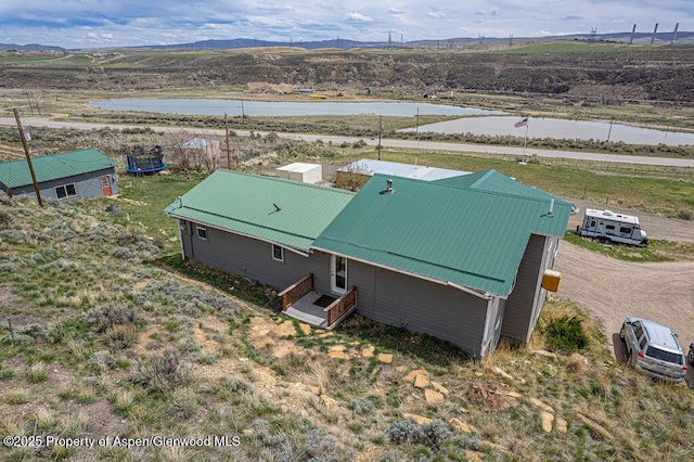 86 Counts Dr, Craig, CO 81625 - birds eye view of property with a water and mountain view