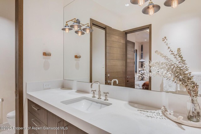 700 W Smuggler St, Aspen, CO 81611 - ensuite bathroom featuring vanity and toilet