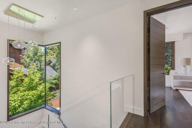 700 W Smuggler St, Aspen, CO 81611 - hall featuring hardwood / wood-style flooring and baseboards