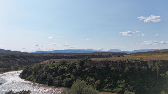 view of mountain feature