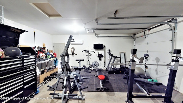 view of workout room