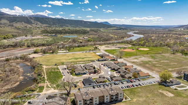 120 Harris Ln, Parachute, CO 81635 - drone / aerial view featuring a water and mountain view