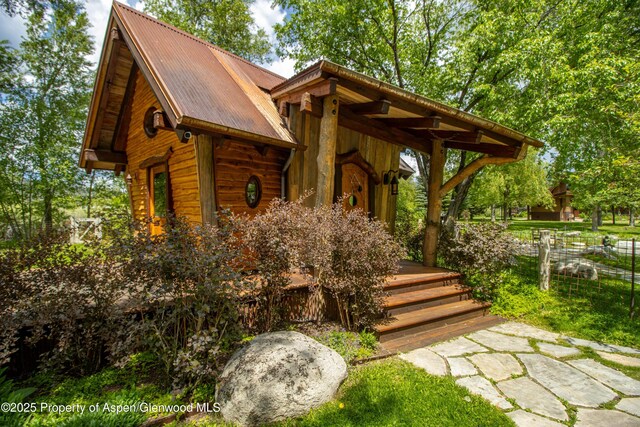2701 County Rd 100, Carbondale, CO 81623 - exterior space with metal roof