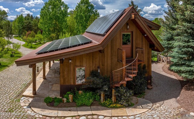 2701 County Rd 100, Carbondale, CO 81623 - view of outbuilding featuring solar panels