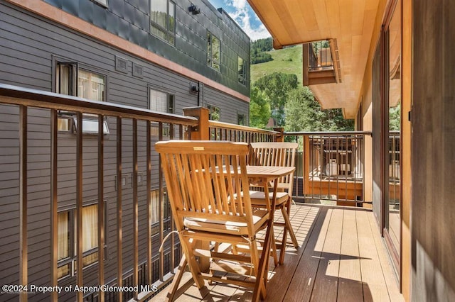205 E Durant Ave Unit 2J, Aspen, CO 81611 - view of wooden deck