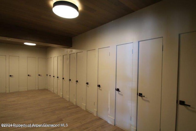 205 E Durant Ave Unit 2J, Aspen, CO 81611 - hall with wood finished floors