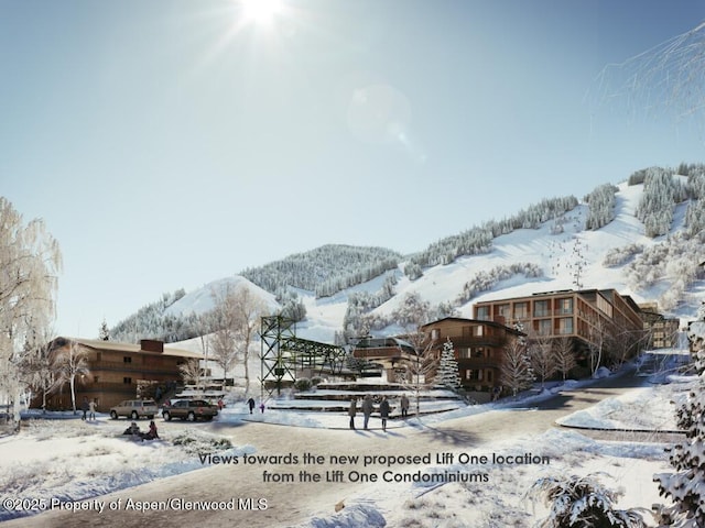 131 E Durant Ave Unit 104, Aspen, CO 81611 - view of property's community featuring a mountain view