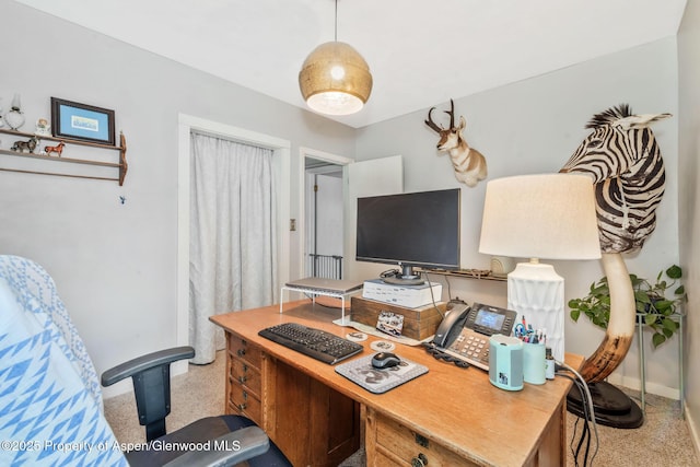 235 W 8th St, Craig, CO 81625 - office space featuring baseboards and speckle patterned floor