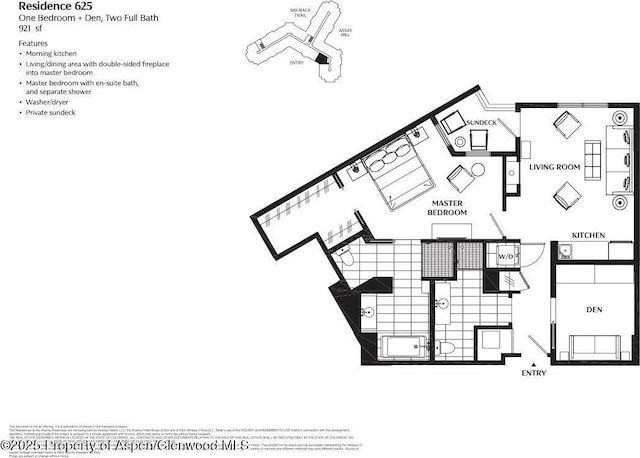 130 Wood Rd Unit 625, Snowmass Village, CO 81615 - view of property floor plan