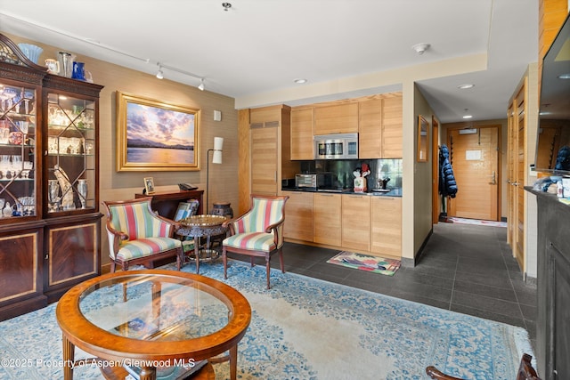130 Wood Rd Unit 625, Snowmass Village, CO 81615 - living area featuring rail lighting and recessed lighting