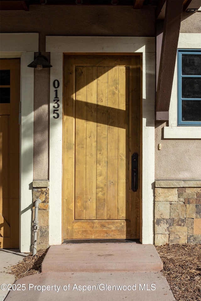 view of entrance to property