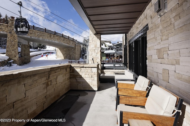 65 Wood Rd Unit 233, Snowmass Village, CO 81615 - view of patio / terrace