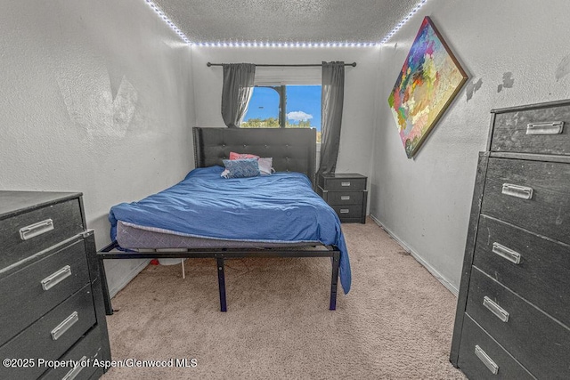 714 Westridge Rd, Craig, CO 81625 - bedroom with carpet floors, a textured wall, and a textured ceiling