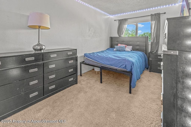 714 Westridge Rd, Craig, CO 81625 - bedroom with light colored carpet and a textured ceiling