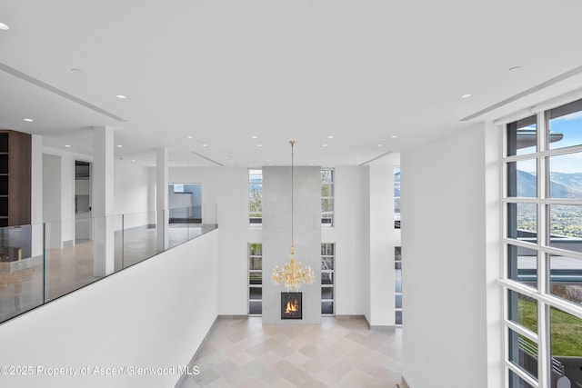401 Eagle Park Dr, Aspen, CO 81611 - hallway with recessed lighting and plenty of natural light