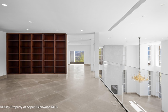 401 Eagle Park Dr, Aspen, CO 81611 - corridor with recessed lighting and light tile patterned floors