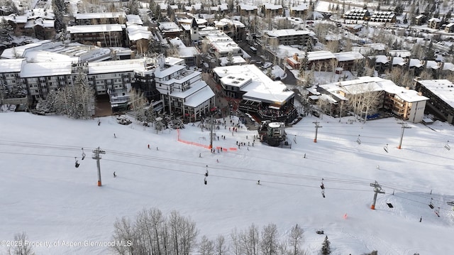 690 Carriage Way Unit D3D, Snowmass Village, CO 81615 - view of snowy aerial view