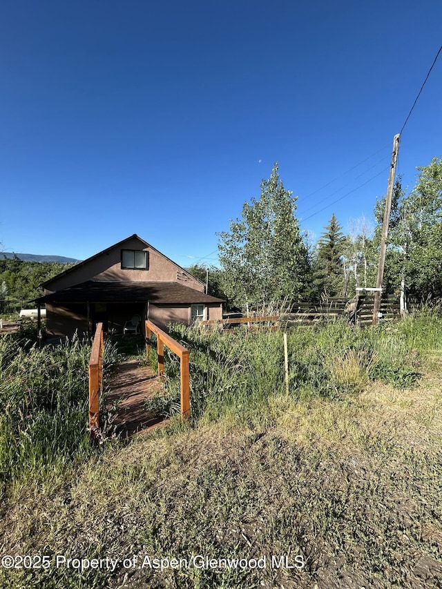 16125 57 8/10 Rd, Collbran, CO 81624 - view of yard