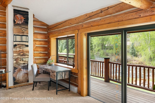 2134 Lower River Rd, Snowmass, CO 81654 - sunroom with lofted ceiling