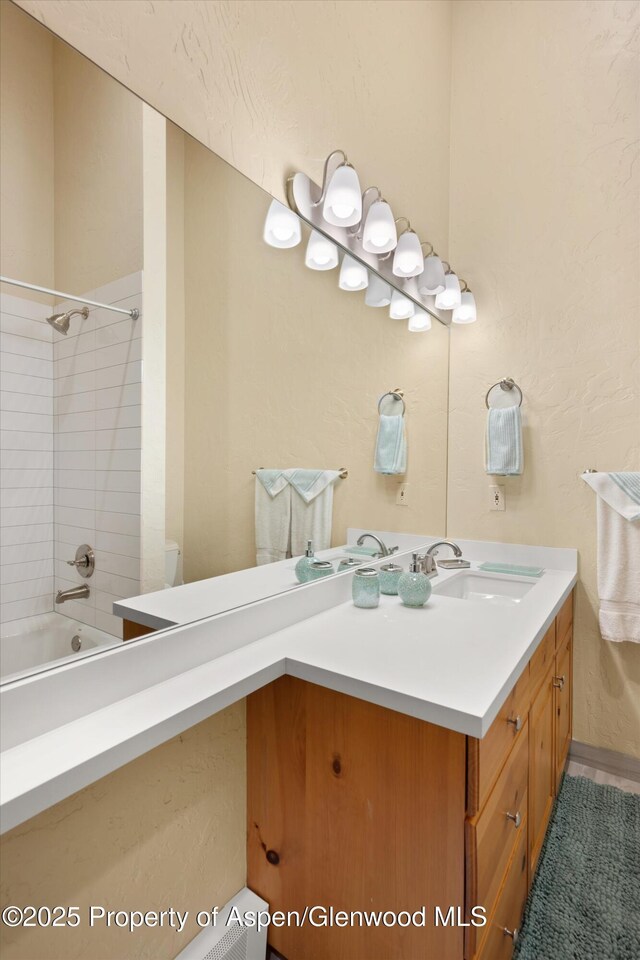 2134 Lower River Rd, Snowmass, CO 81654 - full bath with vanity and shower / tub combination