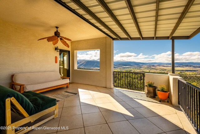 1212 County Road 238th Rd Unit 238, Silt, CO 81652 - balcony with a ceiling fan