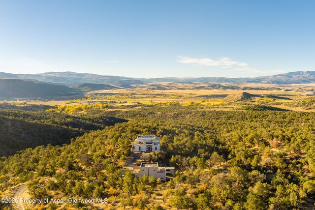 1212 County Road 238th Rd Unit 238, Silt, CO 81652 - drone / aerial view of mountains and a forest