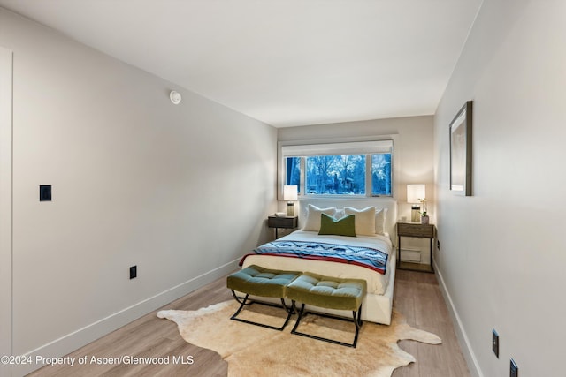 100 E Dean St Unit 1B, Aspen, CO 81611 - bedroom featuring wood finished floors and baseboards