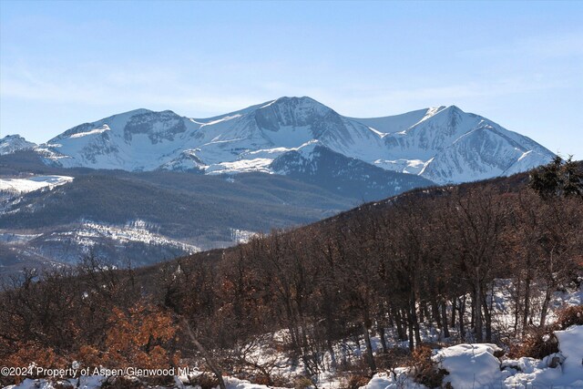 view of mountain feature