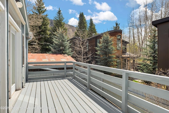 536 Spruce St, Aspen, CO 81611 - view of wooden terrace