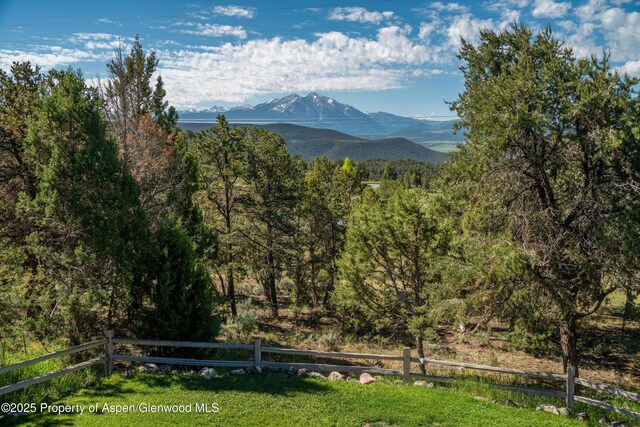 10 Cedar Cv, Glenwood Springs, CO 81601 - mountain view featuring a forest
