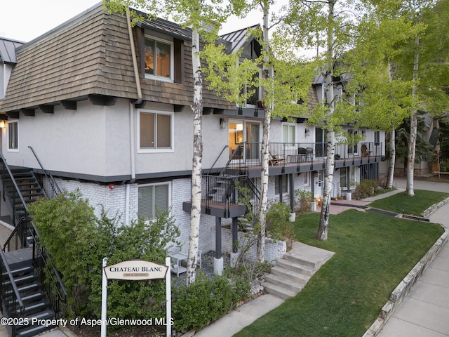 901 E Hyman Ave Unit 4, Aspen, CO 81611 - view of property with stairway