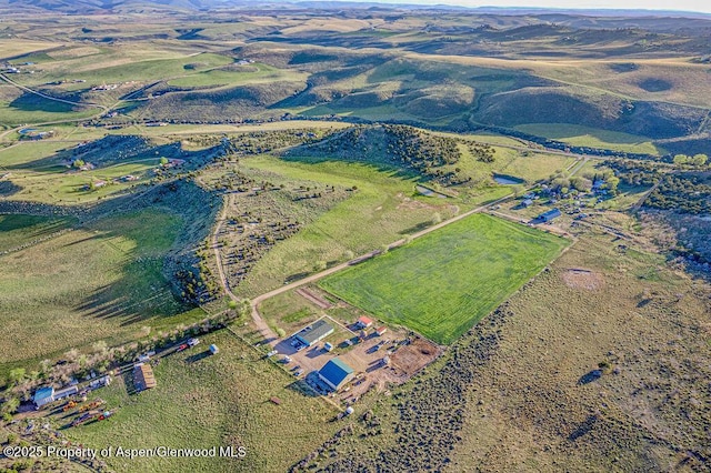 4050 County Road 7, Craig, CO 81625 - aerial view of property and surrounding area featuring rural landscape
