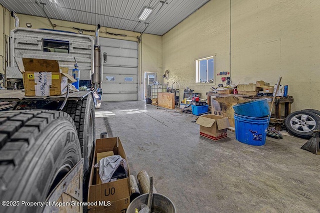 4050 County Road 7, Craig, CO 81625 - garage featuring a textured wall