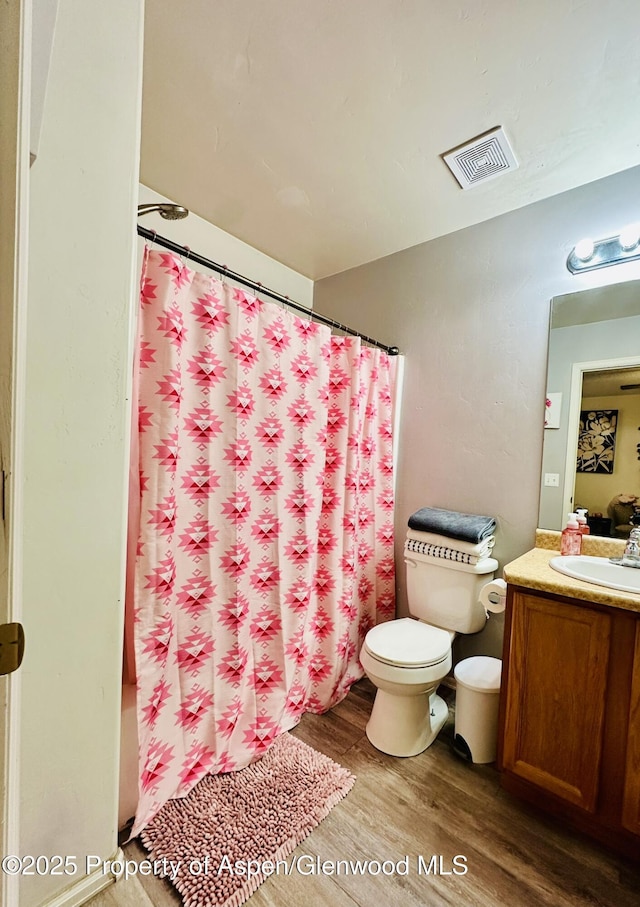 2529 Meadow Cir, Rifle, CO 81650 - full bath with wood finished floors and vanity