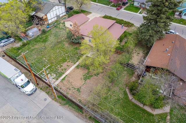 aerial view of residential area
