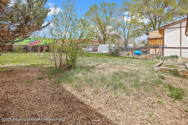 view of fenced backyard