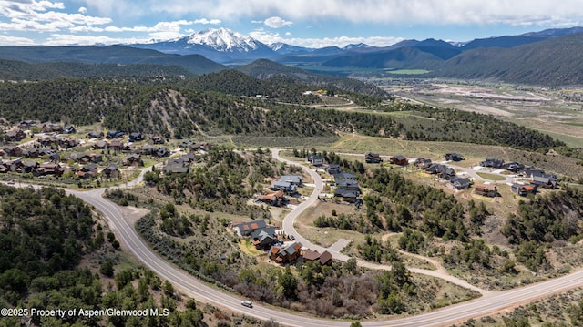 236 Paintbrush Way, Glenwood Springs, CO 81601 - aerial view featuring a residential view and a mountain view