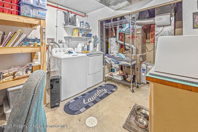 1321 Lecuyer Dr, Craig, CO 81625 - basement with washer and dryer and water heater