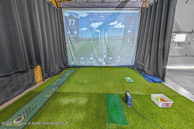 1321 Lecuyer Dr, Craig, CO 81625 - game room featuring carpet flooring and an area to practice putting
