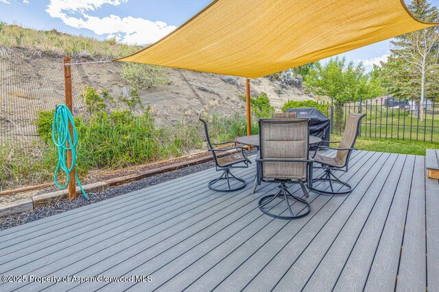 1321 Lecuyer Dr, Craig, CO 81625 - wooden deck featuring outdoor dining space