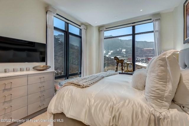 45 Wood Rd Unit 301, Snowmass Village, CO 81615 - bedroom featuring a mountain view