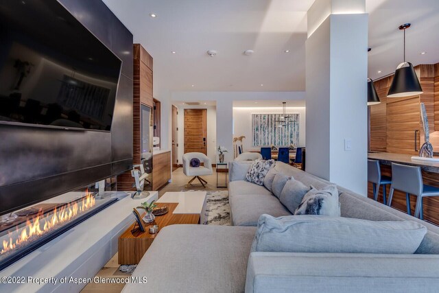 45 Wood Rd Unit 301, Snowmass Village, CO 81615 - living room featuring recessed lighting