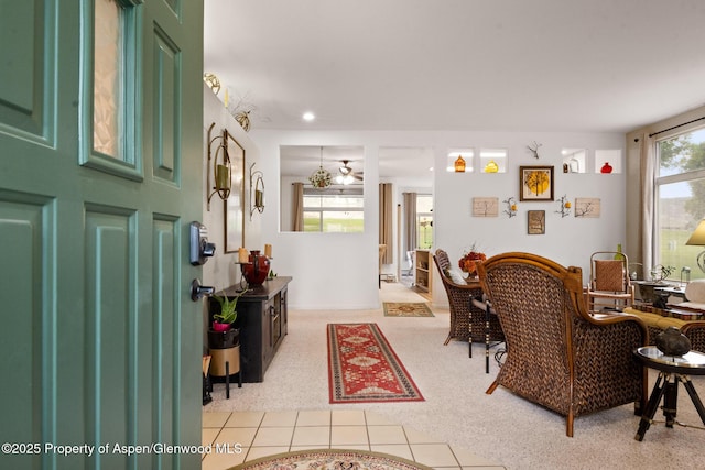 100 Limberpine Cir, Parachute, CO 81635 - dining room with light colored carpet and recessed lighting