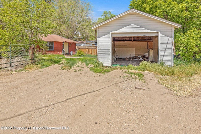 415 Tucker St, Craig, CO 81625 - detached garage with driveway