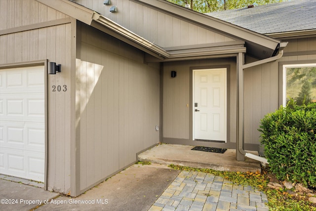 view of entrance to property