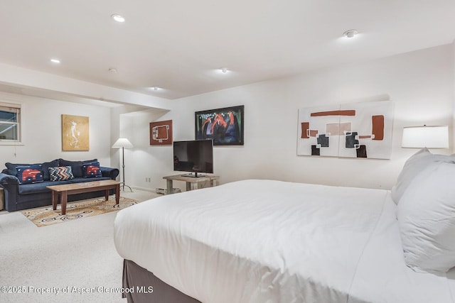 851 Ute Ave Unit B, Aspen, CO 81611 - bedroom with recessed lighting and carpet floors