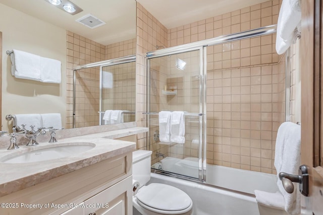 851 Ute Ave Unit B, Aspen, CO 81611 - bathroom featuring vanity and combined bath / shower with glass door