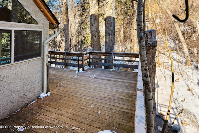 view of deck