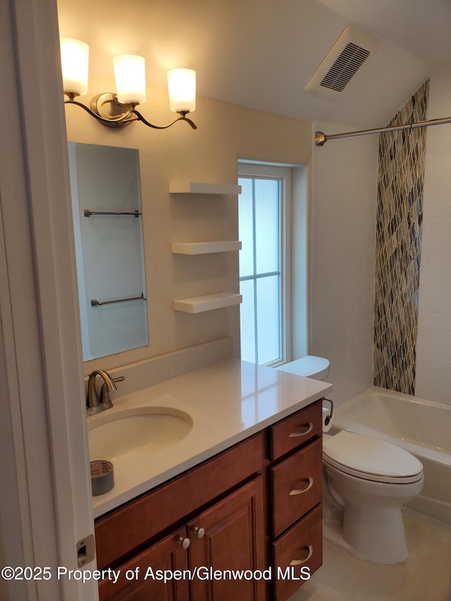 1608 Crawford Way, Glenwood Springs, CO 81601 - full bath featuring vanity, toilet, and shower / bath combination